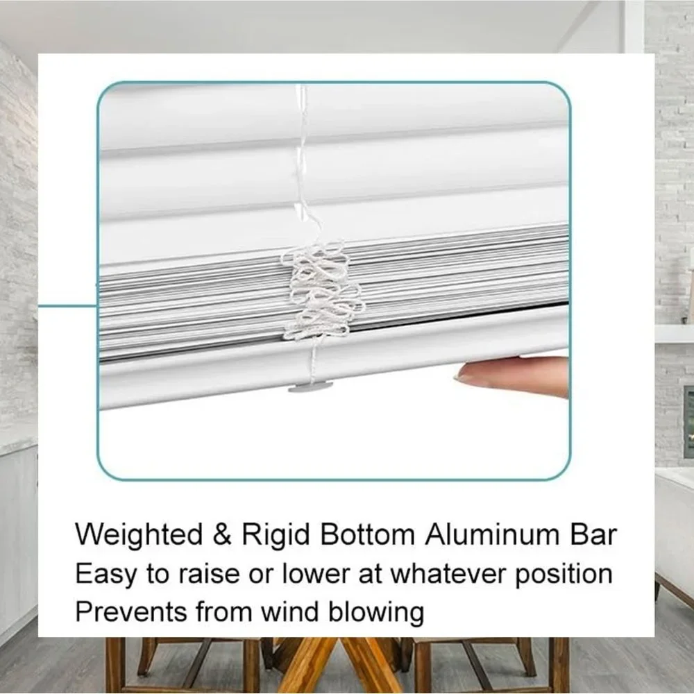 CHANGESHADE Cordless 1” Vinyl Horizontal Blind  NEW!!